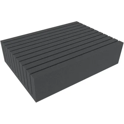 Obrázek produktu pro Pěnová vložka s 10 zářezy, pro euroboxy, 360 × 260 × 90 mm