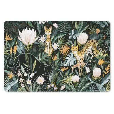 Produktbild von MuchoWow® Mauspad Mousepad Dschungel - Tiere - Pflanzen 27x18 cm - Mousepads - Maus Mat - Pad - Mausunterlage - Büroartikel - Desk Matten