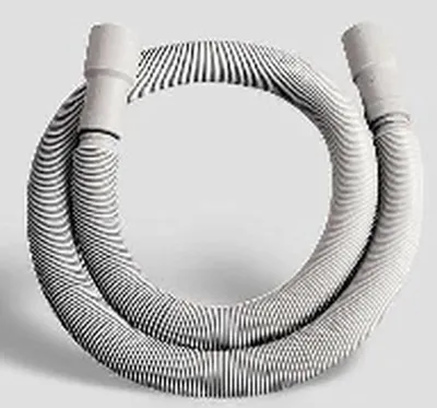Produktbild von HAAS Haas Kunststoff-Spiral-Ablaufschlauch, ausziehbar, 60 - 200 cm, grau (1 Stück)