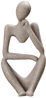 Produktbild von Abstracte Zandstenen Skulptur, Moderne Kunst für Büro, Wohnzimmer, Bücherregal, Tisch, künstlerische Dekoration