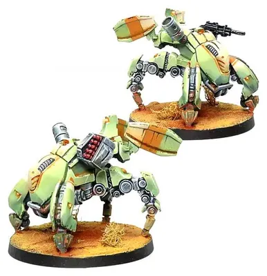 Produktbild von Haqqislam Maghariba Guard Miniaturen-Set, 2 Modelle, unbemalt, für Infinity CodeOne Tabletop