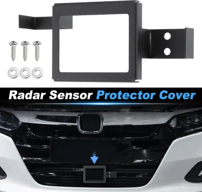 Produktbild von Radarsensor Schutzabdeckung für Honda Accord 2018 2019 2020 2021 2022 Vordere Abstand Grille Emblem Radar Sensor Diebstahlschutz Halterung Rahmen mit Schrauben Zubeh?r