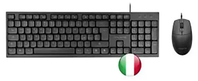 Produktbild von Tacens Anima ACP02IT, Kabelgebunden, USB, Membran Key Switch, QWERTY, Schwarz, Maus enthalten