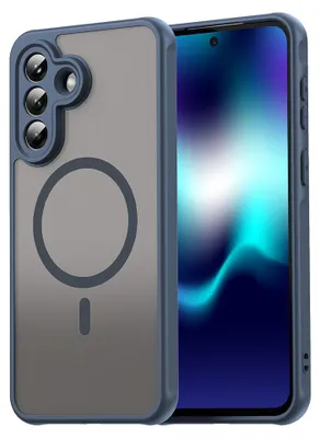 Produktbild von Techsuit – HaloFrost II MagSafe-Schutzhülle für Samsung Galaxy A37 5G – dunkelblau