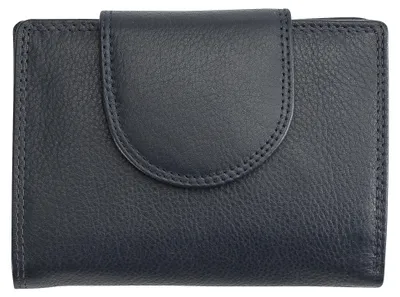 Produktbild von Josephine Osthoff Geldbörse Damen Wiener Schachtel, Platz für 11 Karten, Minibrieftasche mit Münzfach, Portemonnaie Herren Geldbeutel aus echt Leder mit RFID-Schutz (934)