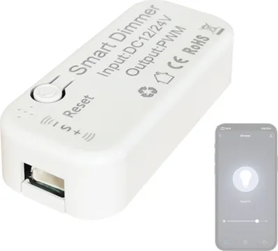 Zdjęcie produktu dla Moduł ściemniania Tuya WiFi Inteligentny moduł ściemniacza światła DIY Zdalne sterowanie aplikacją, sterowanie głosowe Alexa i Google Home