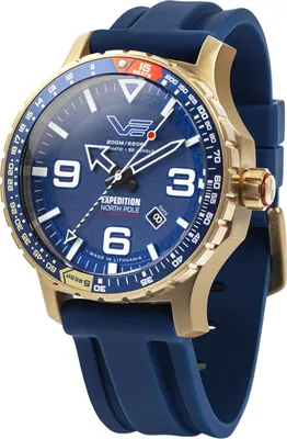Produktbild von Vostok Europe YN55-597B730 Herrenuhr Automatik Polar Sun Blau/Braun