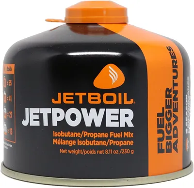 Obrázok produktu pre Jetboil JetPower Fuel - Single, Fľaša s palivom, Čierna, Oranžová, Stash, Flash, Flash 1.0L, Flash 1.8L, Joule, MicroMo, MightyMo, MiniMo, SUMO, TrailCook 1.2L,..., 0,23 L, 380 g, 110 mm