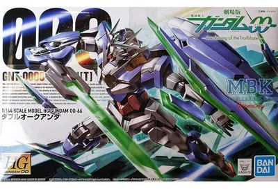 Zdjęcie produktu dla Model figurki GUNDAM HG 1/144 00 Qan[T]