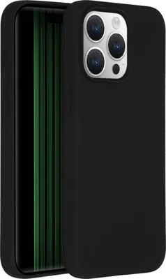 Image de Accezz Liquid Silicone Backcover avec MagSafe pour l'Apple iPhone 15 Pro Max - Noir