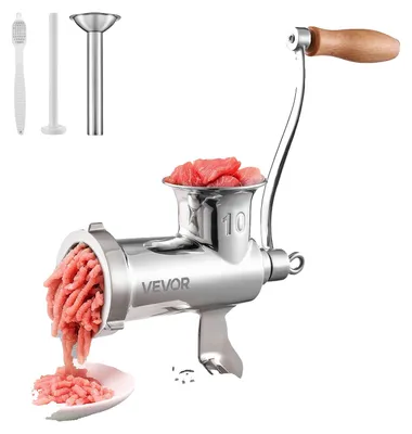 Immagine prodotto di VEVOR tritacarne manuale in acciaio inox 5/8 mm macchina per salsicce a manovella kitchen aid