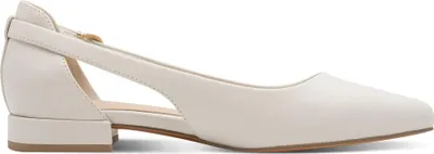 Produktbild von MARCO TOZZI Damen Ballerina offen mit spitzer Zehenform und Schnalle 2-22114-42, Größe:40 EU, Farbe:Beige