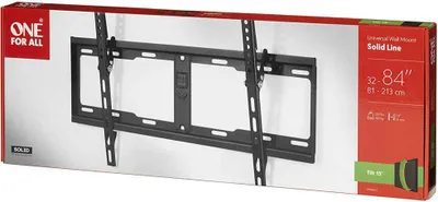 Obrázok produktu pre One For All WM 4621, 81,3 cm (32"), 2,13 m (84"), 200 x 200 mm, 600 x 400 mm, 0 - 15°, Čierna