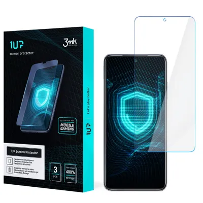 Produktbild von 3mk Display Schutzfolie 1UP für Xiaomi Redmi Note 10 Pro transparent Gaming (3 Stück)