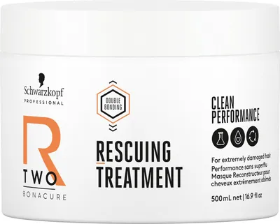 Produktbild von Schwarzkopf Professional Bonacure R-Two Maska rekonstruująca do włosów ekstremalnie zniszczonych, 500 ml
