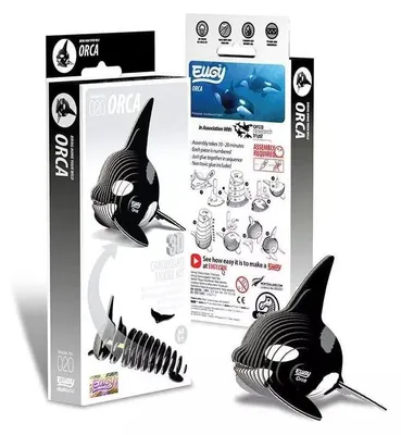 Zdjęcie produktu dla EUGY - Zestaw rzemieślniczy 3D Orca