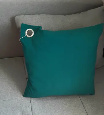 Produktbild von Schöner Wohnen Dekokissen Kissen inkl. Füllung Sofakissen 38 x 38 cm Petrol