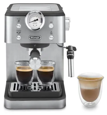 Obrázek produktu pro De’Longhi Linea Classic, Espresso kávovar, 1,7 l, Mletá káva, 1350 W, Černá, Nerezová ocel