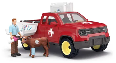 Produktbild von Farm World Tierarzteinsatz auf dem Bauernhof 42727 29 Teile Spielset
