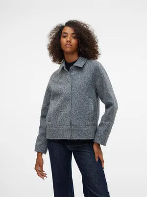 Zdjęcie produktu dla Vero Moda Lara Lara Emilia Short Short Jacke Grau XL Frau Grau XL
