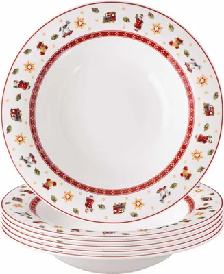 Produktbild von Villeroy & Boch Toy's Delight Suppenteller ø 23 cm Weiß 6er Set