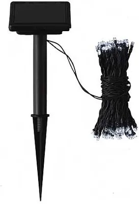 Image de Smart Solar Solar-Lichterkette 100 LED kaltweiß
