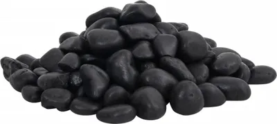 Obrázek produktu pro vidaXL Leštěné oblázky 10 kg černé 2-5 cm