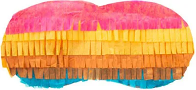 Produktbild von Pinata Augenmaske | Bunt gestreift