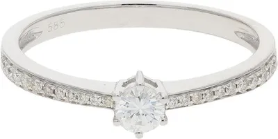 Produktbild von Ring Weißgold 585 Brillanten JL27-07-0025 JuwelmaLux Größe 54