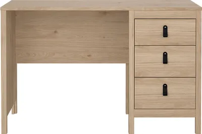 Produktbild von Madrid Schreibtisch 3 Schubladen Eichen-Nachbildung.