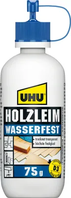 Produktbild von UHU Holzleim Wasserfest, Flüssigkeit, RoHS, REACH, CE, 1 Stück(e), Lösungsmittel, Niederlande