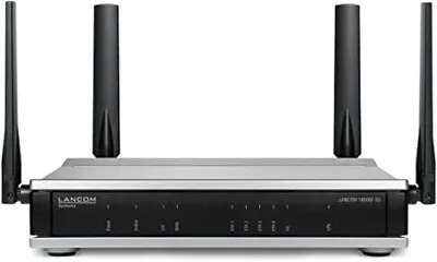 Produktbild von Leistungsstarker Business-Router mit 5G, Glasfaser-Port (SFP) und Gigabit Ethernet-Port zum Anschluss externer Modems, IPSec-VPN (5 Kanäle/opt. 25), Load Balancing, QoS, USB, 4x GE (IEEE 802.3az)