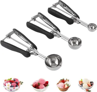 Zdjęcie produktu dla Forma do kostek lodu ze stali nierdzewnej – 3 rozmiary do idealnych kostek lodu – 3 sztuki