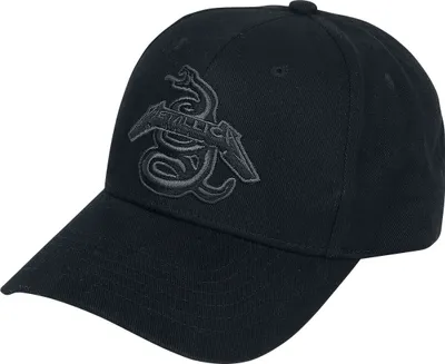 Produktbild von Metallica Cap Uni Black Album Snake - Baseball Cap schwarz Standard