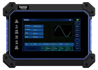 Productafbeelding van Digitale oscilloscoop, 4-kanaals, TO1000-serie, touchscreen-interface, model TO1254D
