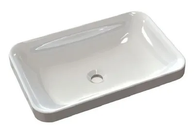 Immagine prodotto di Sapho Asoffi - Lavabo da incasso 550x370 mm, senza sfioratore, bianco 55033