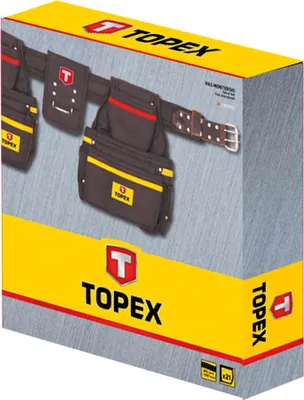 Obrázok produktu pre Montážny opasok na náradie TOPEX s dĺžkou opasku na klince - 21 vreciek