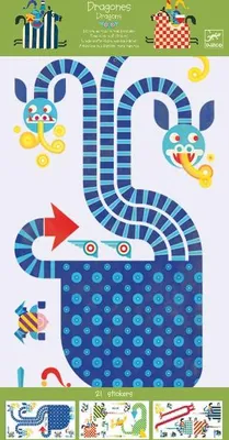 Produktbild von Dekoration für das Kinderzimmer – Wandbilder „Drachen“, Djeco
