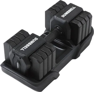 Obrázok produktu pre JustValue Nastaviteľná činka 25 kg – 5 v 1 – 2,5–25 kg – otočná rukoväť