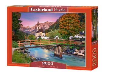 Produktbild von Castorland Sunset in Ramsau, Puzzle 2000 Teile