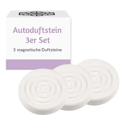Image de Pierre odorante pour voiture - kit de recharge 3 pièces