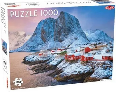 Image de Puzzle Hamnoy Fishing Village 1000