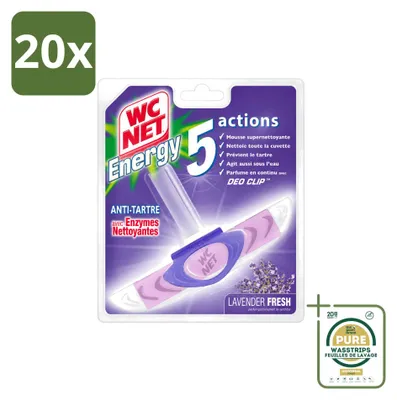 Produktbild von 20 x WC Net Toiletstein Lavendel - Vorratspackung - 20 Stücke