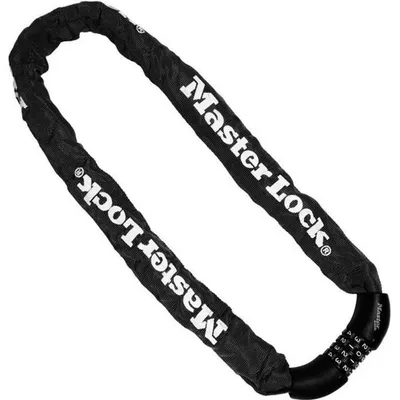 Immagine prodotto di Lucchetto a catena per bicicletta, Masterlock 8392EURDPRO, acciaio temprato, combinazione programmabile, 90 x 1 cm
