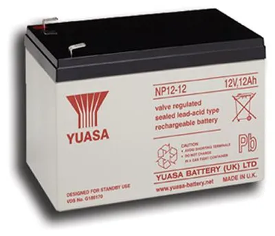 Produktbild von Yuasa 12 Ah (NP12-12) 12-V-Gleichstrombatterie