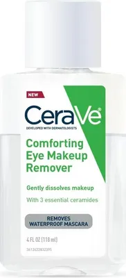 Produktbild von Augen-Makeup-Entferner, CeraVe, Augen-Makeup-Entferner, mit Hyaluronsäure und Ceramiden, biphasische Formel, parfümfrei, 118ml