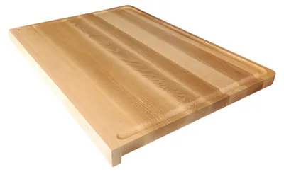 Produktbild von INNOVAHOME Backbrett Esche 50x35 cm Nudelbrett Knetbrett mit Anschlagkante