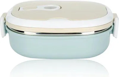 Image de Boîte à repas isotherme en acier inoxydable, 1 à 3 compartiments, pour le travail