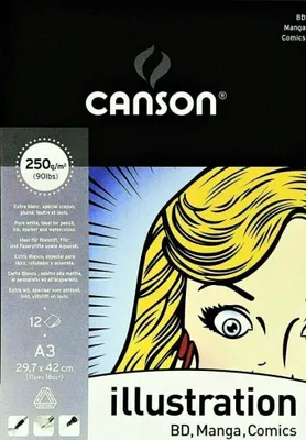 Obrázek produktu pro CANSON Manga Block, DIN A3, 250 g/qm