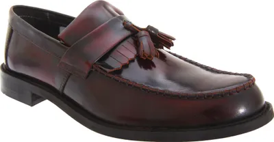 Obrázek produktu pro Roamers Pánská kožená obuv Toggle Saddle Hi-Shine DF774 (47 EU) (Oxblood)